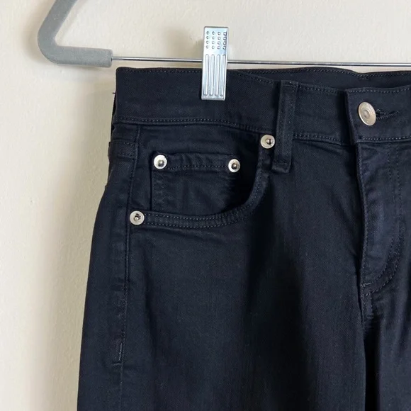 Rag & Bone Dre Capri Black Denim Jeans - Picture 3 of 5